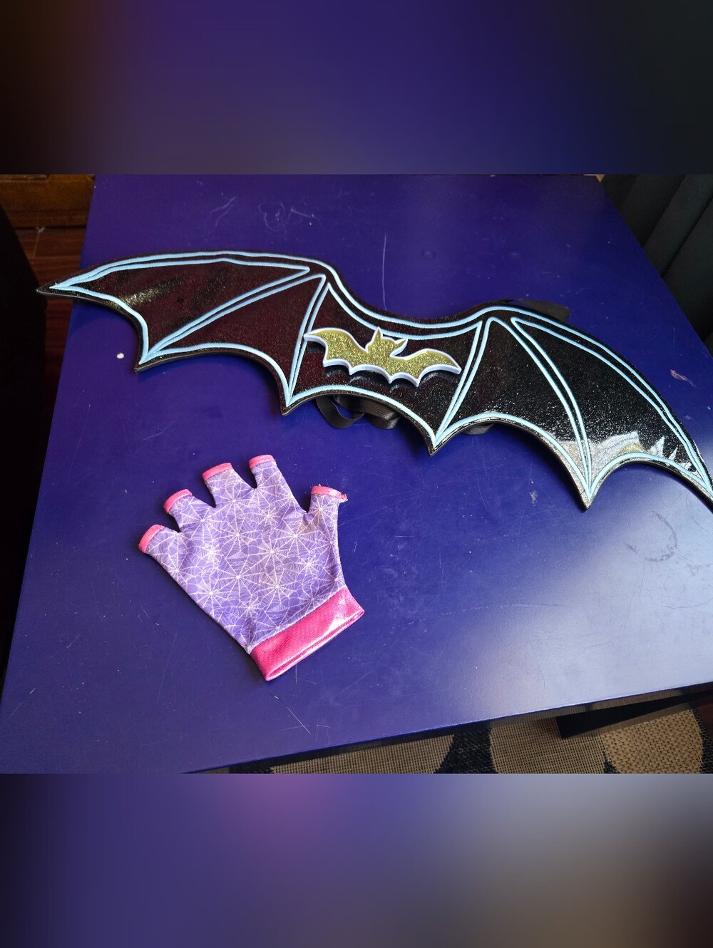 Disney Jr. Vamparina Wings And One Fingerless Glove- Costume Accessory